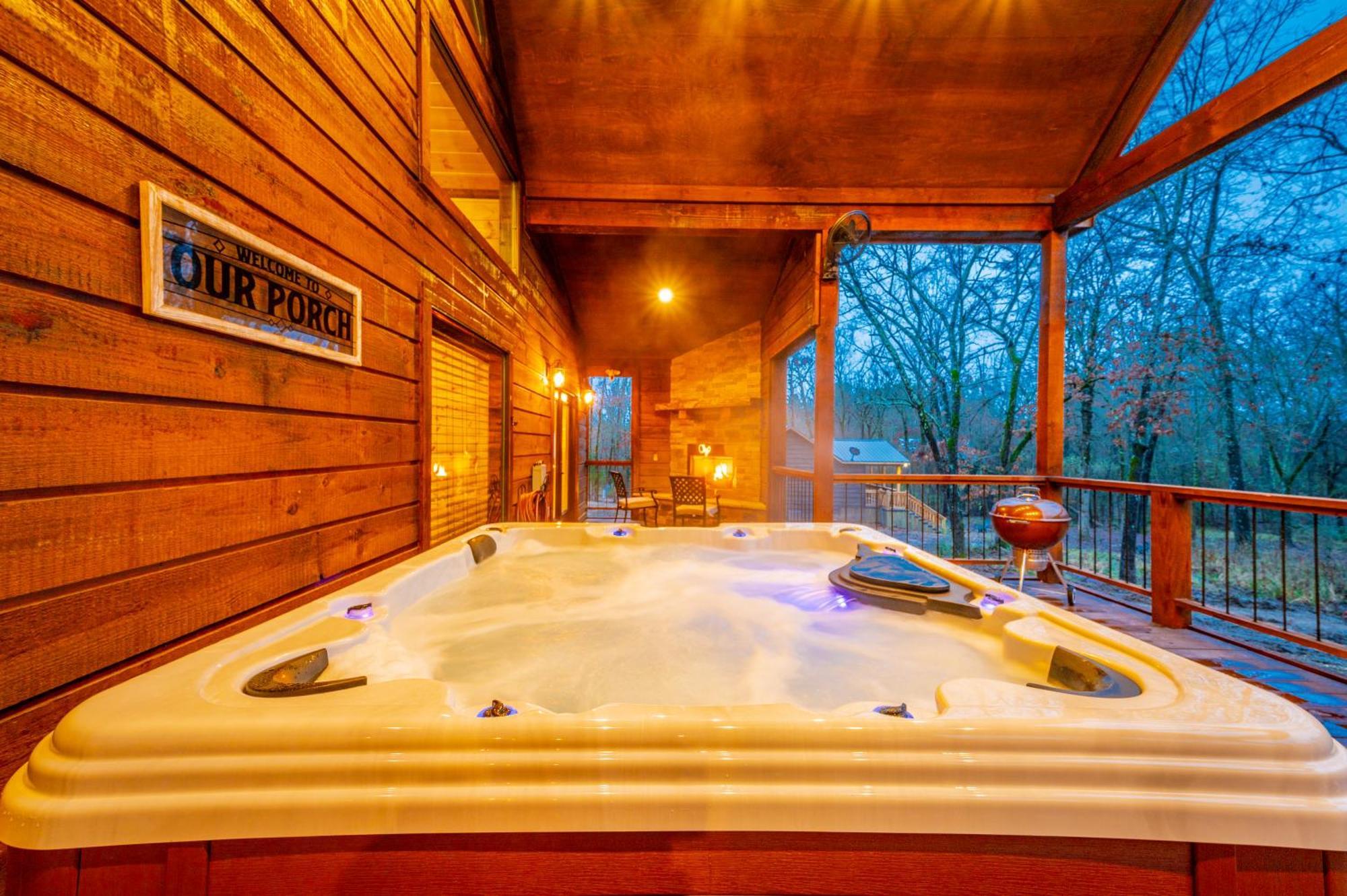 The Luxurious Blue Sky Lodge Is Epic! Broken Bow Eksteriør billede