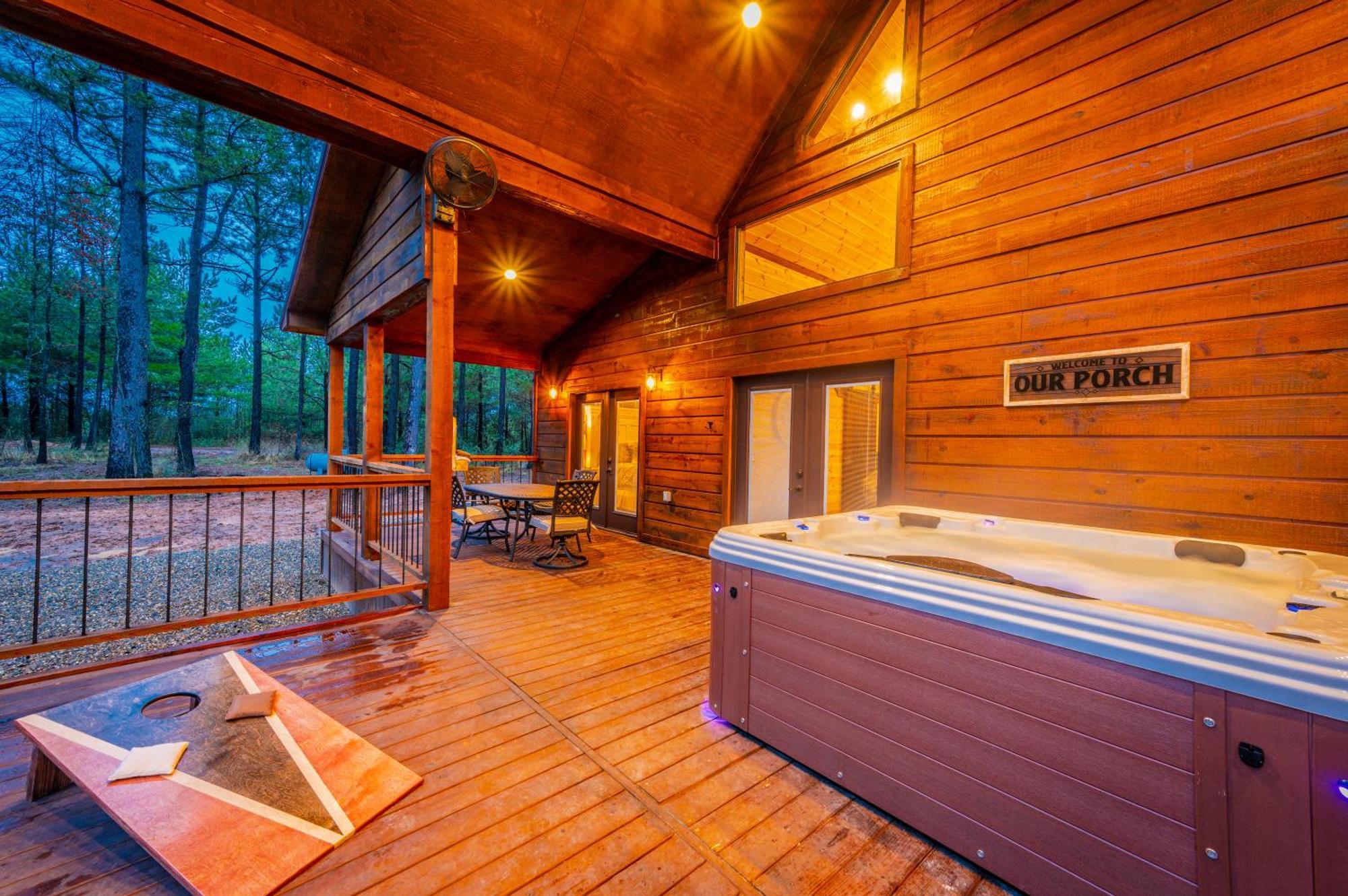 The Luxurious Blue Sky Lodge Is Epic! Broken Bow Eksteriør billede
